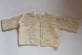 VINTAGE Baby Girl Knit Cardigan - Pastel ( 3-6 Months )