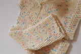 VINTAGE Baby Girl Knit Cardigan - Pastel ( 3-6 Months )