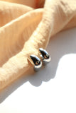 BUBBLE Huggie Hoops, Silver  - Organic Earrings, Minimal Jewelry