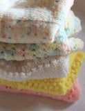 VINTAGE Baby Girl Knit Cardigan - Pastel ( 3-6 Months )