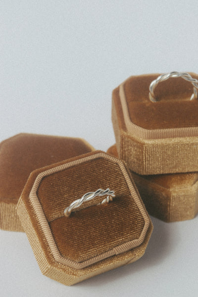LA CUERDA Ring - Hand Carved Ring, Lost Wax Jewelry, Organic Jewelry