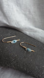 EVIL EYE Arches - Grecian Evil Eye, 14k Gold Fill , Sterling Silver, Minimal Jewelry