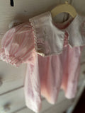 VINTAGE Baby Girl Seersucker Dress - 24 Months