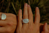 ARC Ring - Hand Carved Ring - Statement Ring - Lost Wax Casted Ring - Bold Ring - Chunky Ring