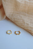 MAE Textured Huggie Hoop, Minimal Jewelry, Dainty Earrings, Huggies