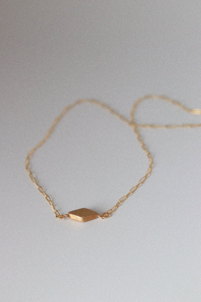 FARRAH Gold Fill Charm Necklace - Minimal Necklace, Stacking Necklace, Layering Necklace