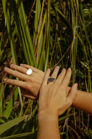 ARC Ring - Hand Carved Ring - Statement Ring - Lost Wax Casted Ring - Bold Ring - Chunky Ring