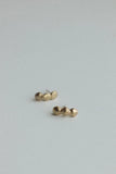 ASCEND 14k Gold Studs - Lost Wax Earrings, Hand Carved Jewely, OOAK, One of a Kind