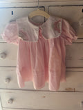 VINTAGE Baby Girl Seersucker Dress - 24 Months
