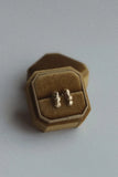 ASCEND 14k Gold Studs - Lost Wax Earrings, Hand Carved Jewely, OOAK, One of a Kind