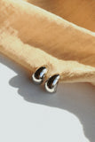 BUBBLE Huggie Hoops, Silver  - Organic Earrings, Minimal Jewelry