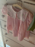 VINTAGE Baby Girl Seersucker Dress - 24 Months