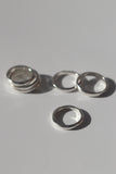 INFINITY RING - Sterling Silver , Organic Jewelry, Hand Carved Ring , Lost Wax Casting , Stacking Ring