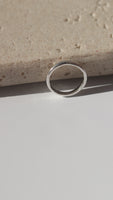 INFINITY RING - Sterling Silver , Organic Jewelry, Hand Carved Ring , Lost Wax Casting , Stacking Ring