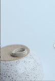 ROPE ring - sterling silver , stacking rings , dainty jewelry, minimalist jewelry