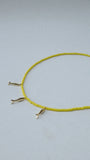 FRESH CATCH Beaded Pendant Choker - Charm Necklace, Fish Necklace , Beaded Jewelry