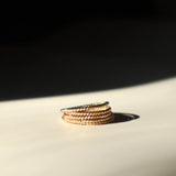 ROPE ring - 14k gold fill , stacking rings , dainty jewelry, minimalist jewelry