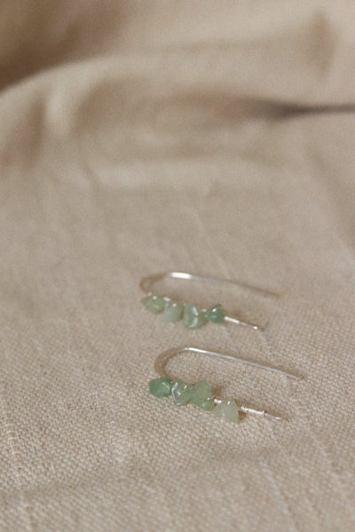 AUBADE Arches - Gemstone Earrings , Minimal Jewelry , Coastal Chic, Boho Jewelry