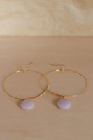 LOLITA HOOP - Gemstone Hoops - Gemstone Jewelry