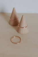 SET OF 3 Gold Fill Stacking Rings