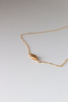 FARRAH Gold Fill Charm Necklace - Minimal Necklace, Stacking Necklace, Layering Necklace