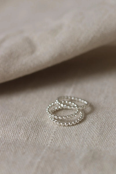 CONFETTI Ring Set ; Silver - Ring Sets, Sterling Silver Rings, Stacking Ring Set, Dainty Jewelry