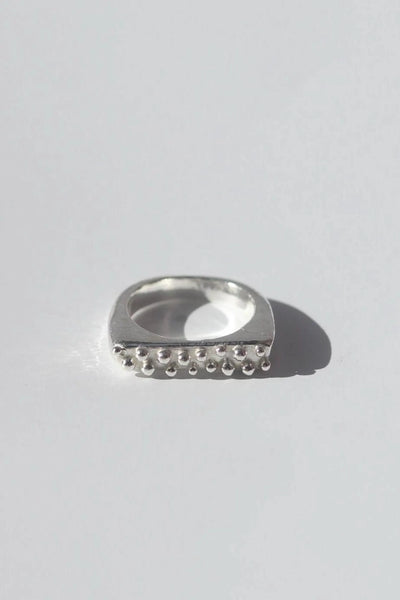 OPHELIA Ring - Hand Carved Ring , Signet , Lost Wax Ring